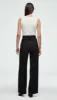 Pleated Trouser in Seasonless Wool | Black sold by Argent