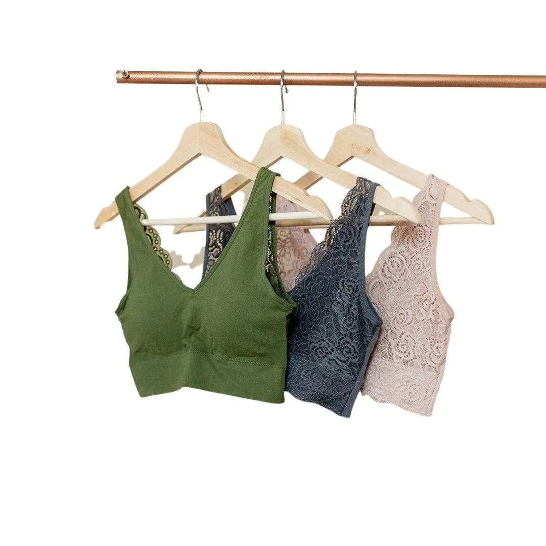SOFT V LACE BRALETTE : BUNDLE sold by BraBar