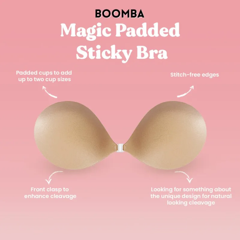 Magic Padded Sticky Bra by BOOMBA sold by BraBar