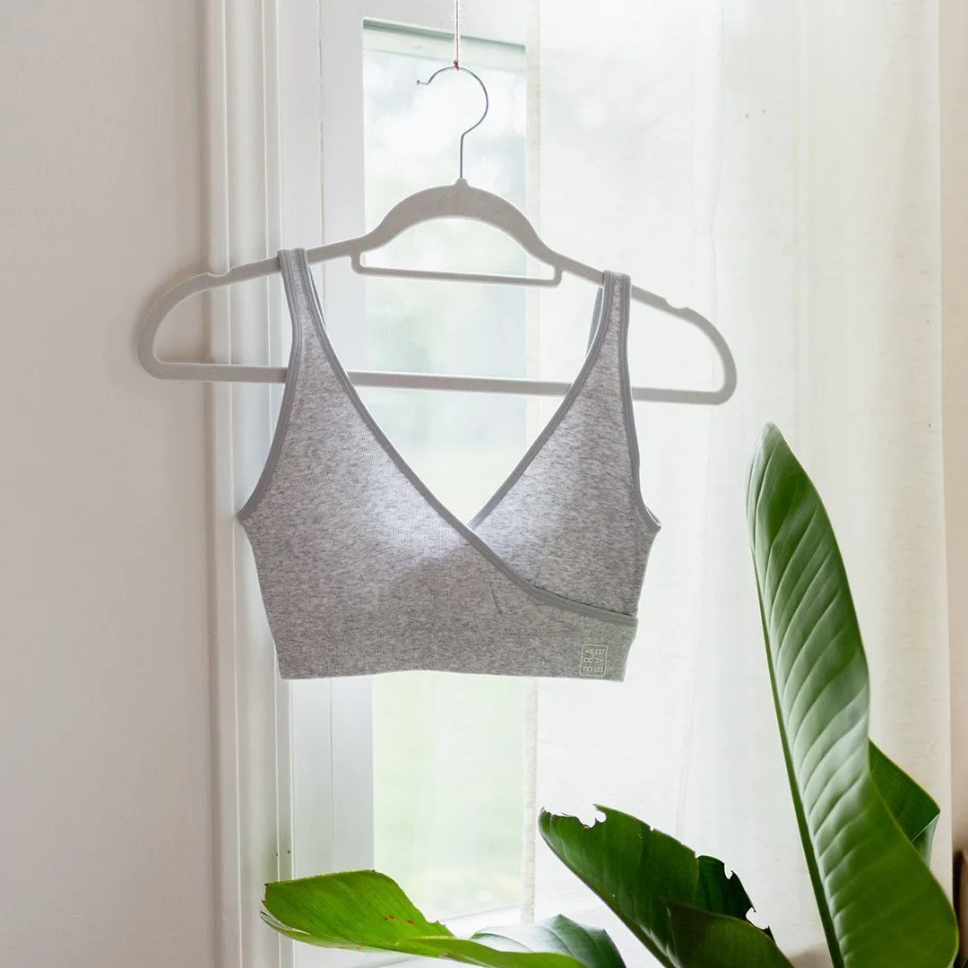 COTTON STRETCH RIB U BACK BRA sold by BraBar