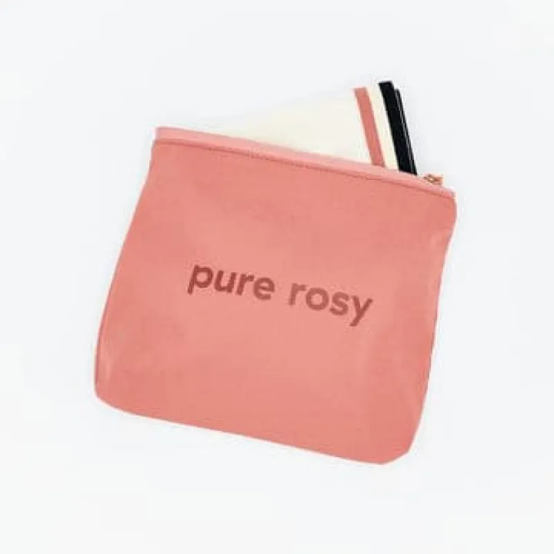 Pure Rosy Period Proof Travel Zip Stash sold by BraBar