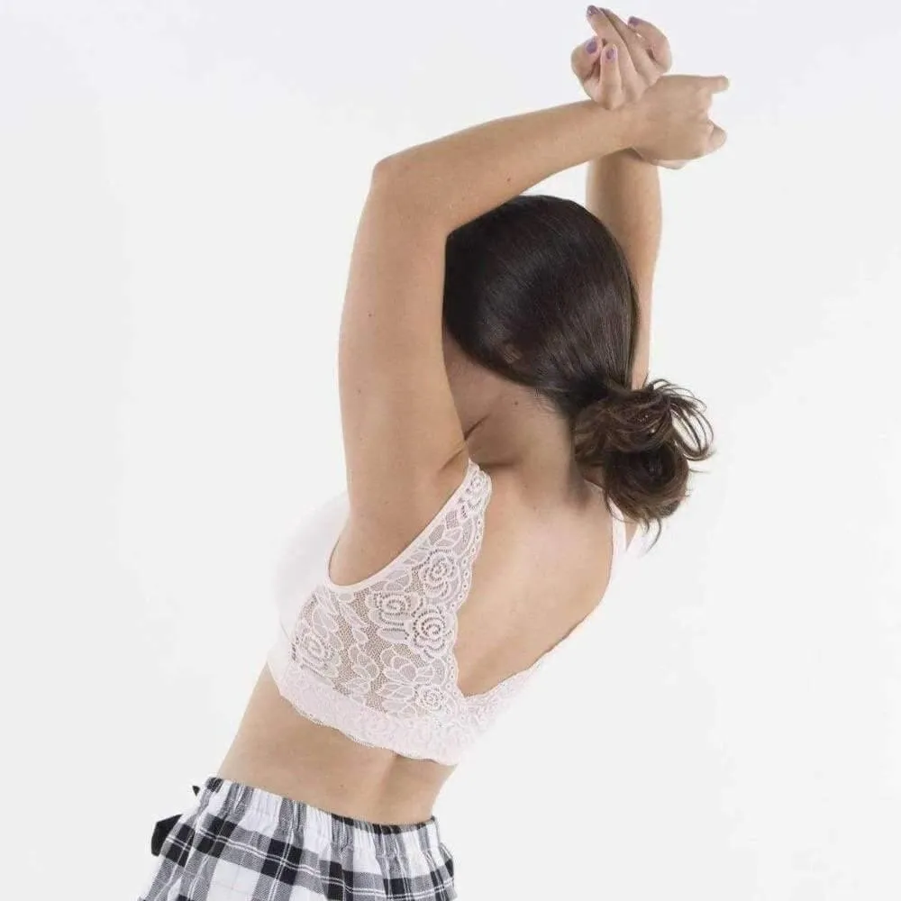 HUG SPORTS BRA w LACE sold by BraBar product image thumbnail 3