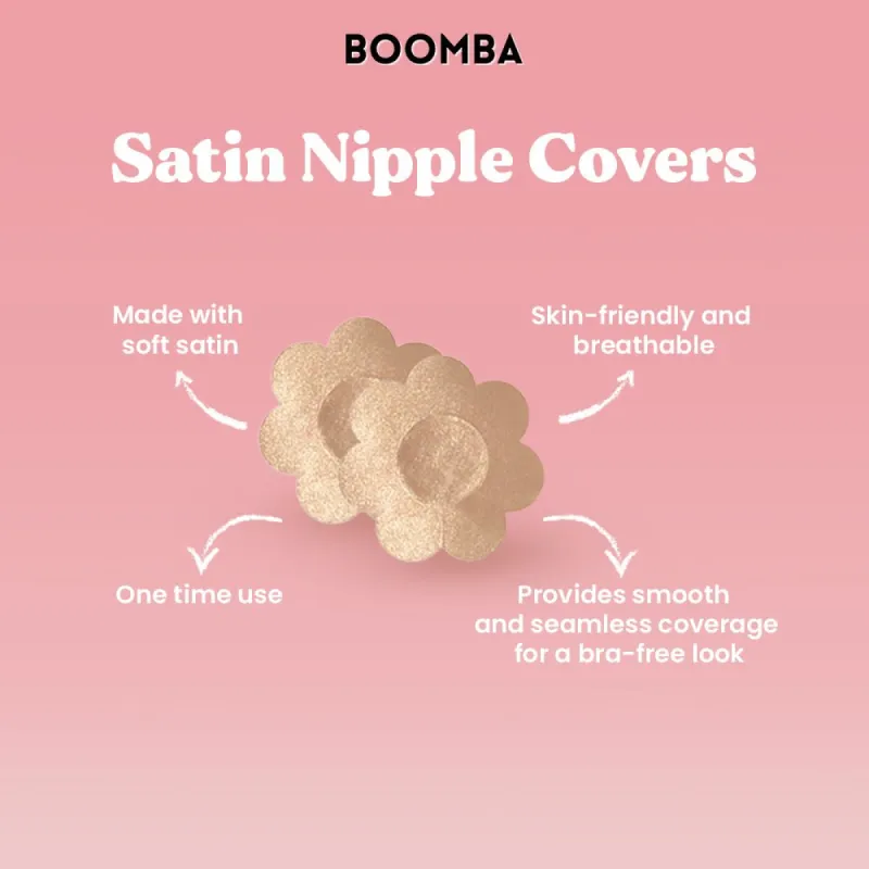 Satin Nipple Covers by BOOMBA sold by BraBar