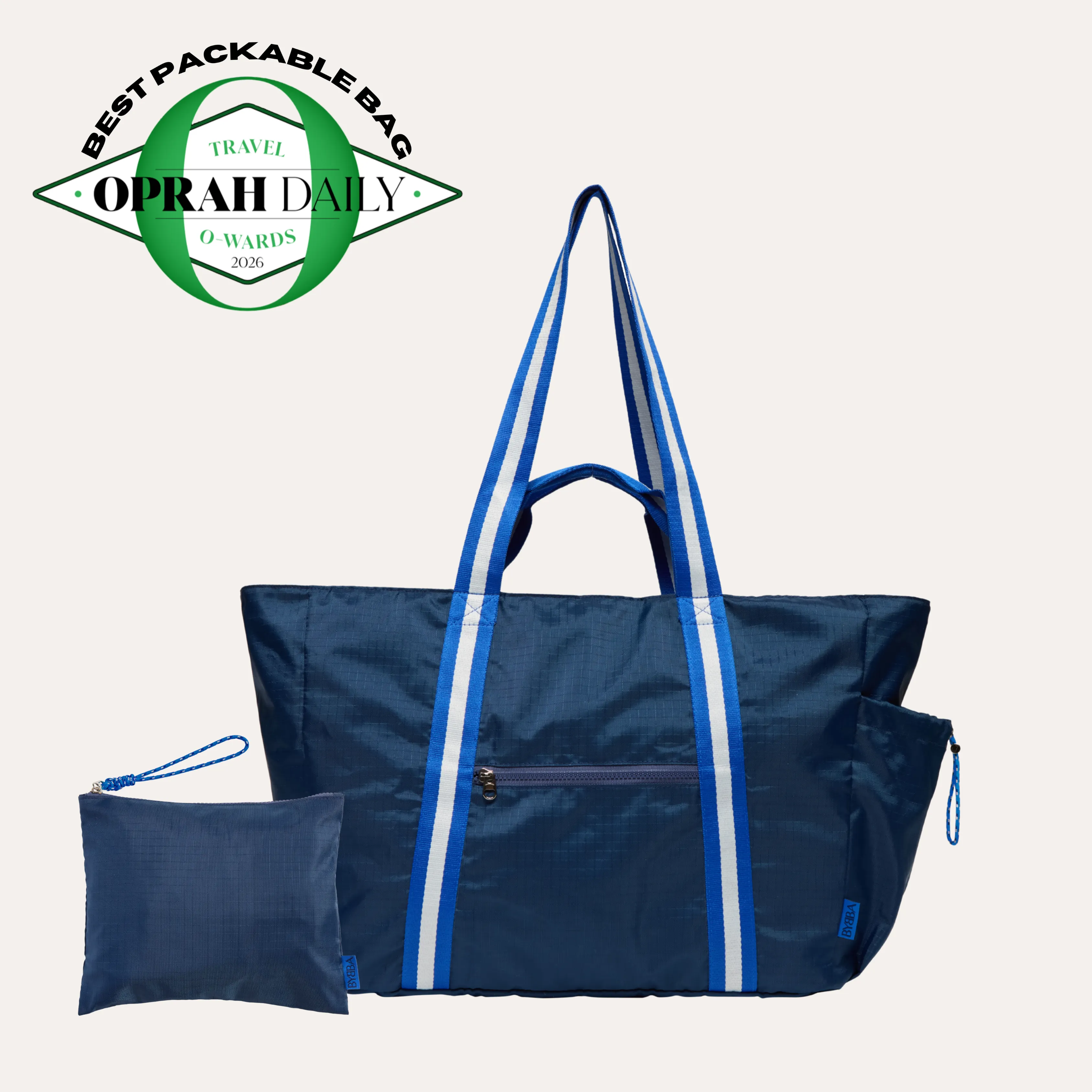 THE BONDI ZIPPY PACKABLE DUFFLE BAG / RIPTIDE sold by BYBBA
