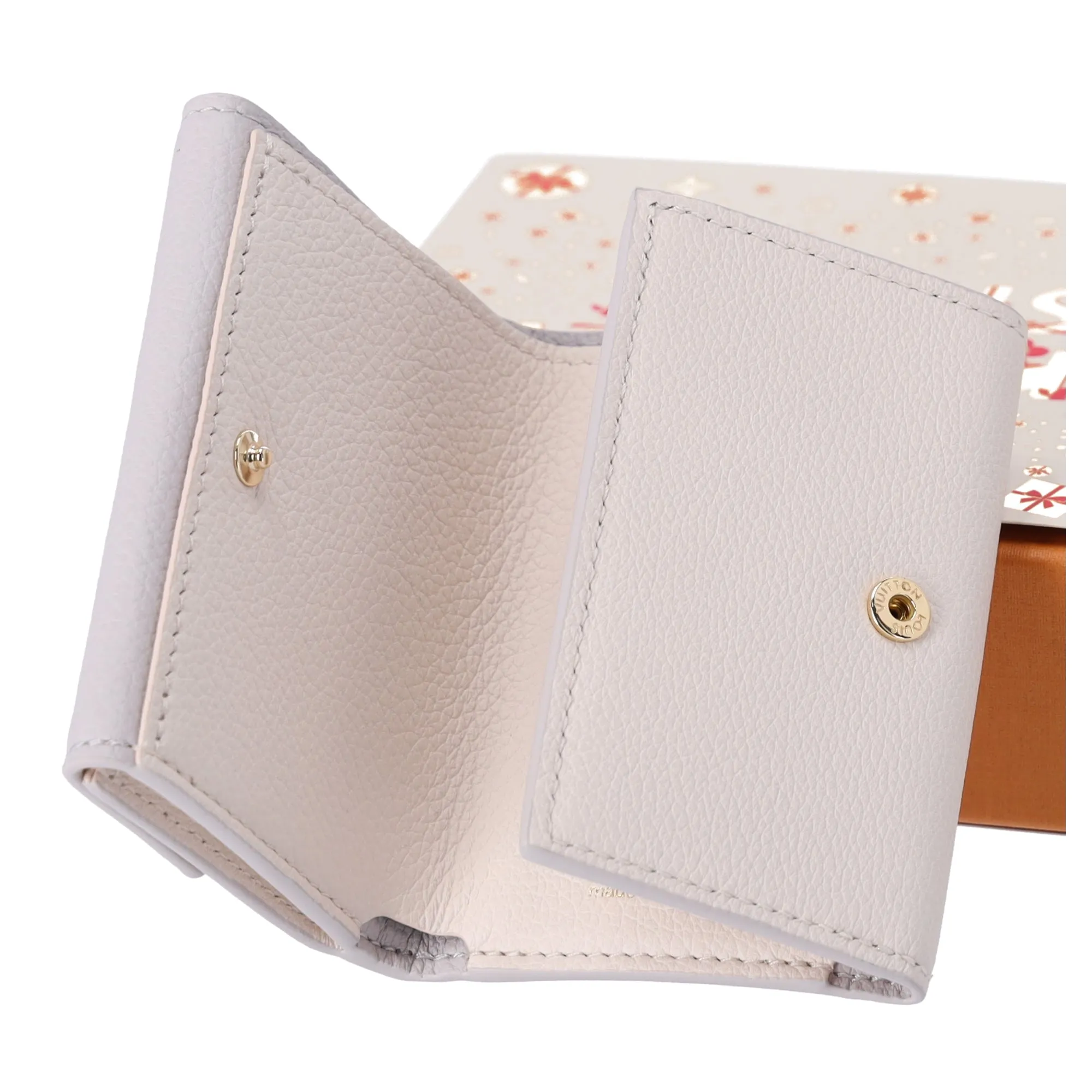 Louis Vuitton M82741 Lock Mini Lockme Small Trifold Wallet Beige Grey Gift Box sold by Gaby's Bags product image thumbnail 5