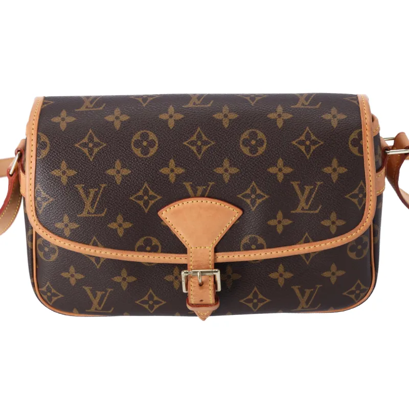 Louis Vuitton Sologne Monogram Shoulder Bag Crossbody M42250 Brown sold by Gaby's Bags