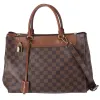 Louis Vuitton Damier Greenwich Brown Top Zip Tote N41337 sold by Gaby's Bags