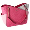 Michael Kors Jet Set Travel Large Chain Shoulder Tote Bag MK Electric Pink Multi sold by Gaby's Bags