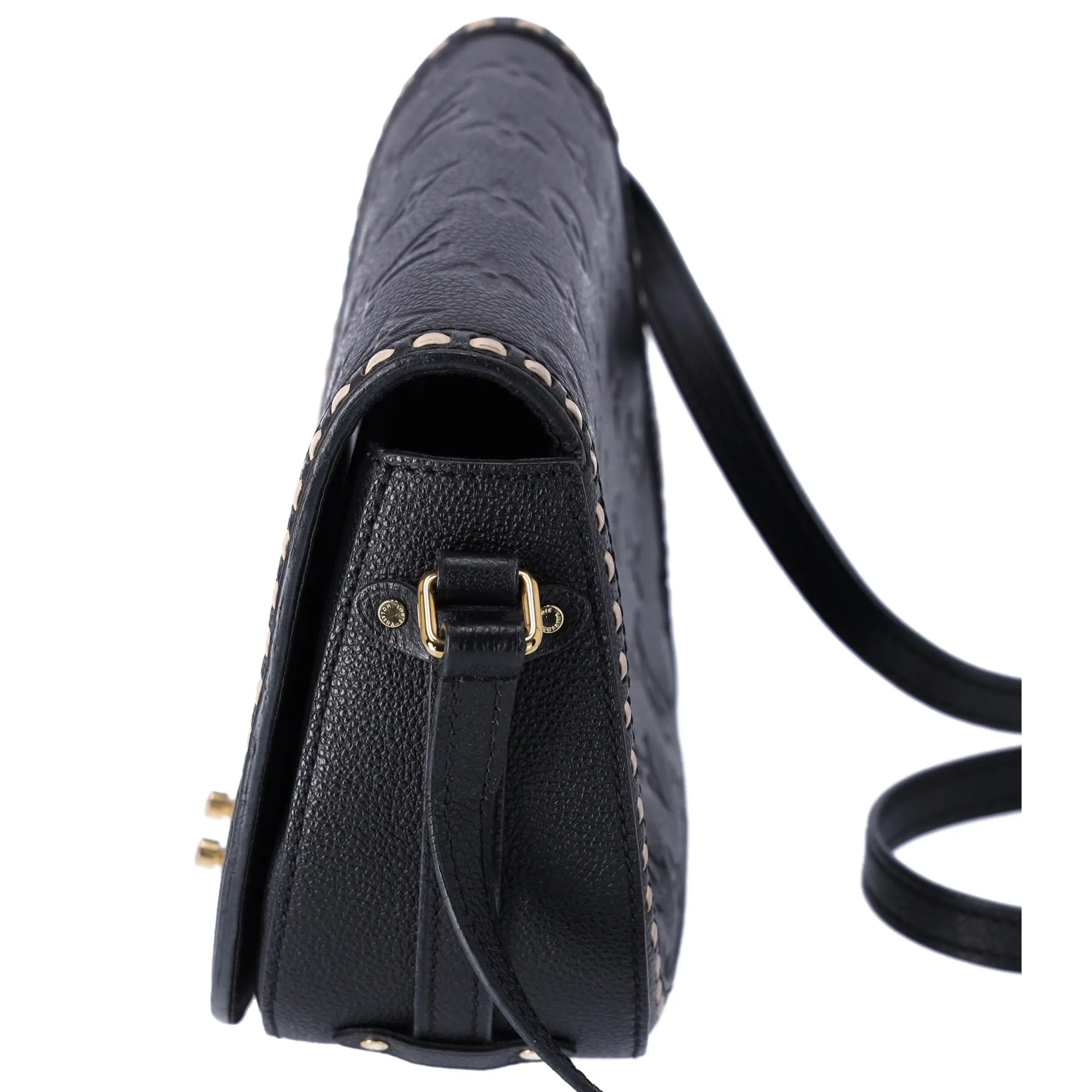Louis Vuitton Juno Monogram Empreinte M43143 Noir Black Saddle Crossbody sold by Gaby's Bags product image thumbnail 2