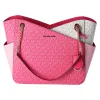 Michael Kors Jet Set Travel Large Chain Shoulder Tote Bag MK Electric Pink Multi sold by Gaby's Bags