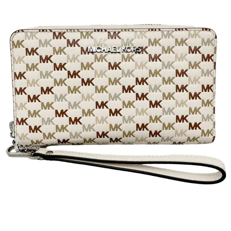 Michael Kors JetSet Travel PhoneCase Wallet LightCream sold by Gaby's Bags