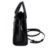Michael Kors Hamilton Small Satchel Crossbody Exotic MK Black Signature sold by Gaby's Bags