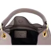 PRADA Vitello Phenix Logo Hobo Shoulder Tote Taupe Pebbled Leather 1BC051 sold by Gaby's Bags
