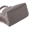 PRADA Vitello Phenix Logo Hobo Shoulder Tote Taupe Pebbled Leather 1BC051 sold by Gaby's Bags