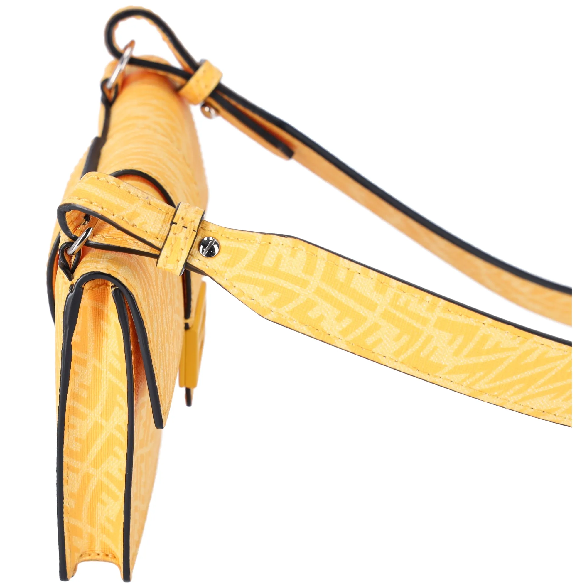 Fendi x Sarah Coleman Mimosa Canvas FF Vertigo Baguette Belt Pouch Yellow sold by Gaby's Bags product image thumbnail 4