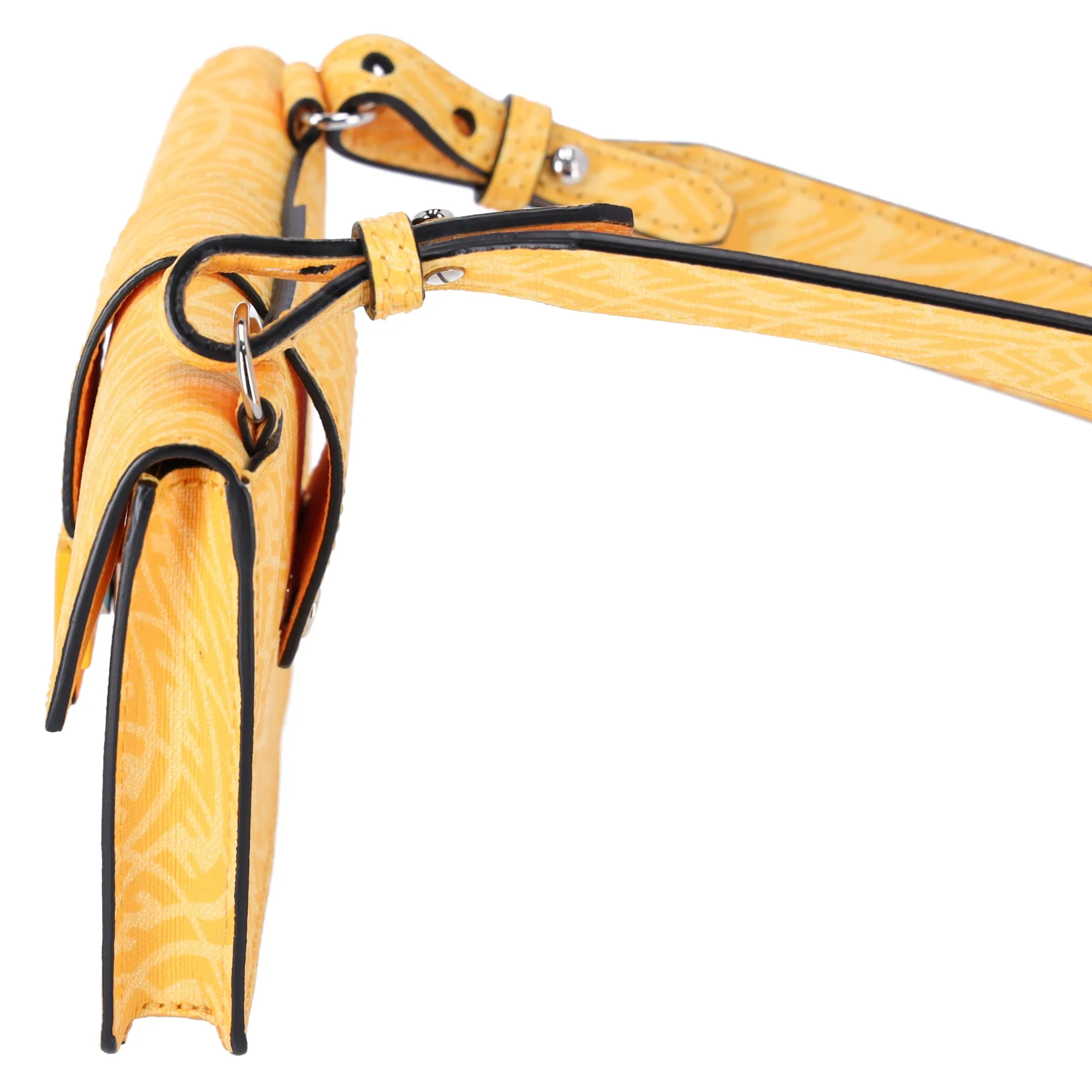 Fendi x Sarah Coleman Mimosa Canvas FF Vertigo Baguette Belt Pouch Yellow sold by Gaby's Bags product image thumbnail 2