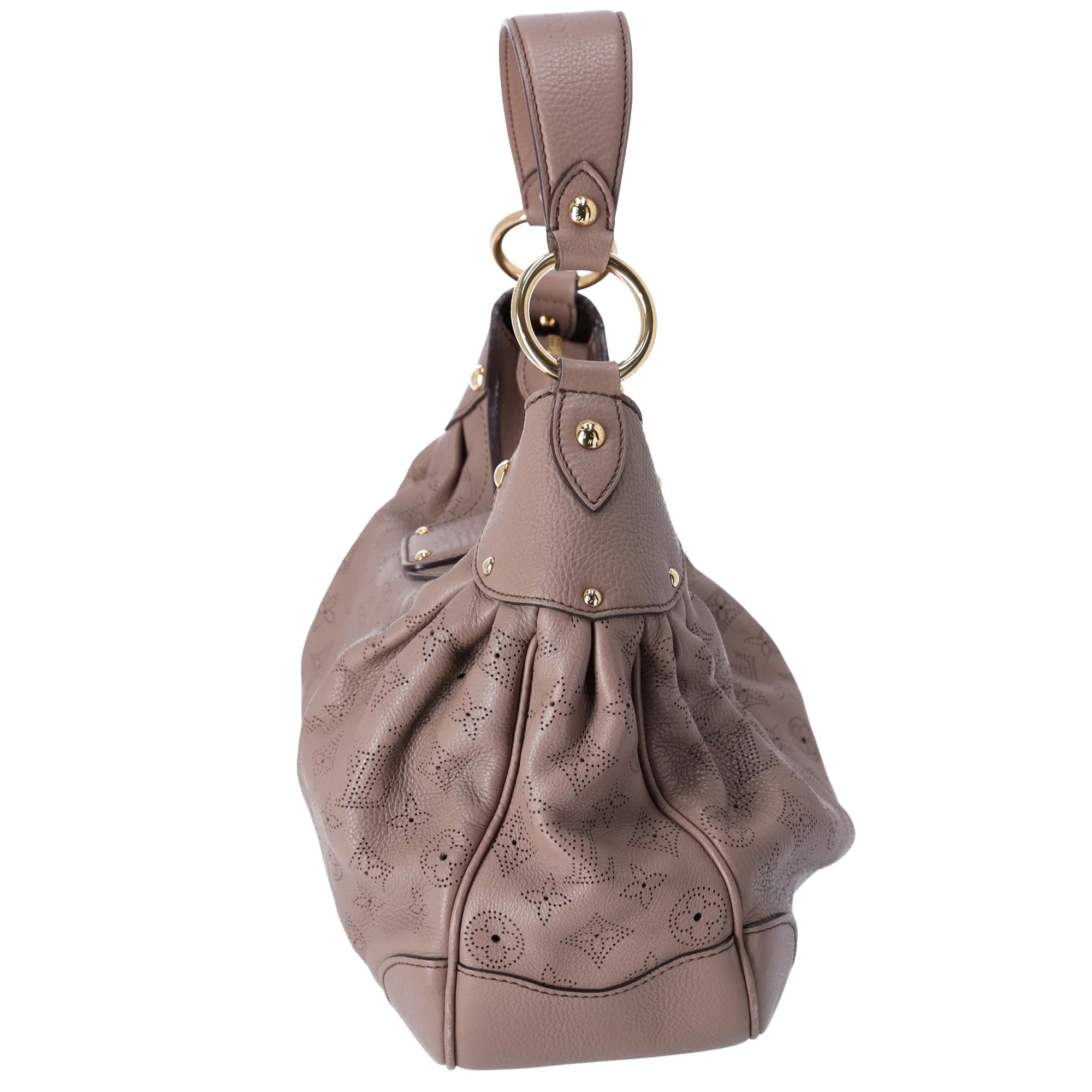 Louis Vuitton Monogram Mahina Solar PM Shoulder Bag M93445 Poudre Taupe Leather sold by Gaby's Bags product image thumbnail 2