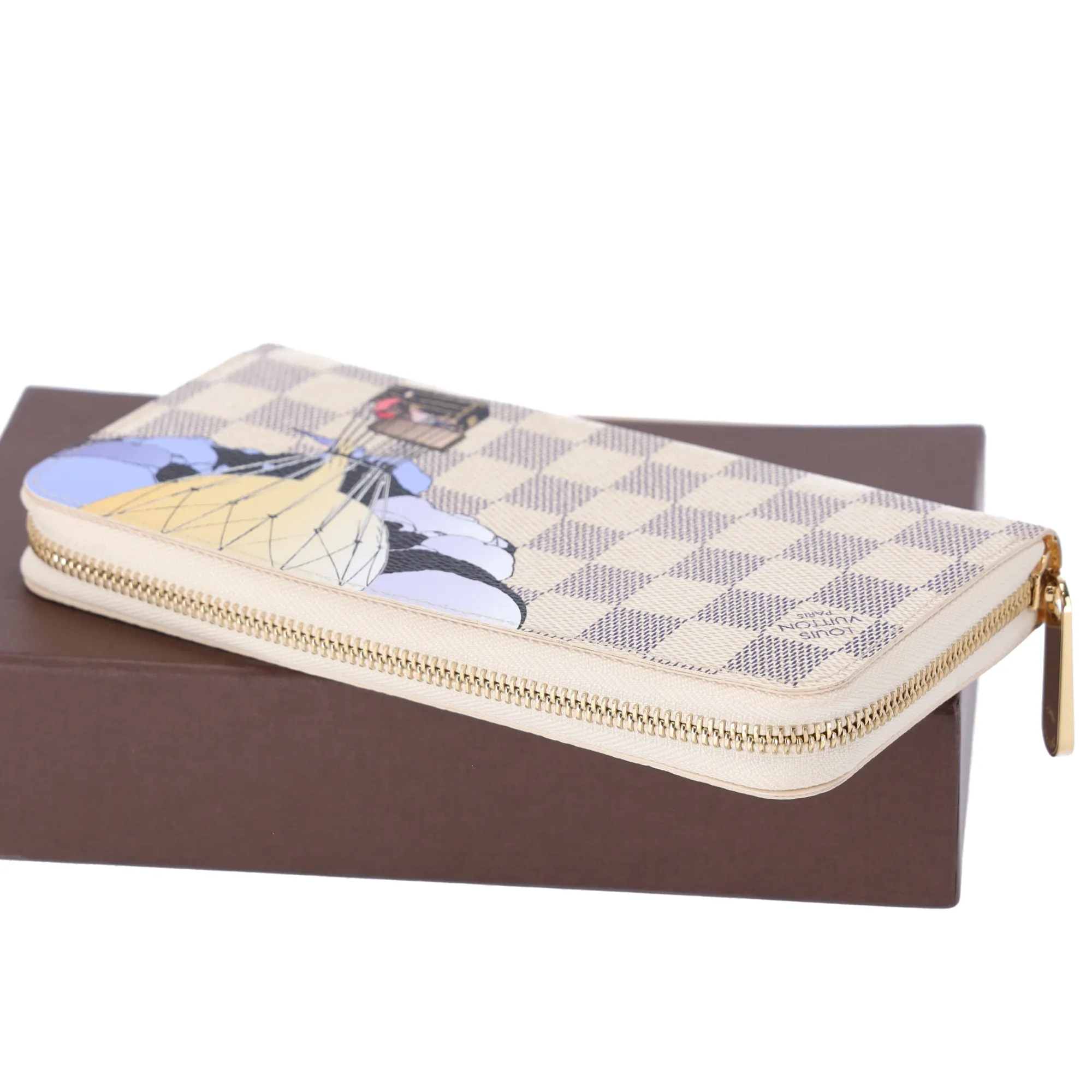 Louis Vuitton Zippy Wallet Long Wallet N63006 Damier Azur Hot Balloons sold by Gaby's Bags product image thumbnail 4