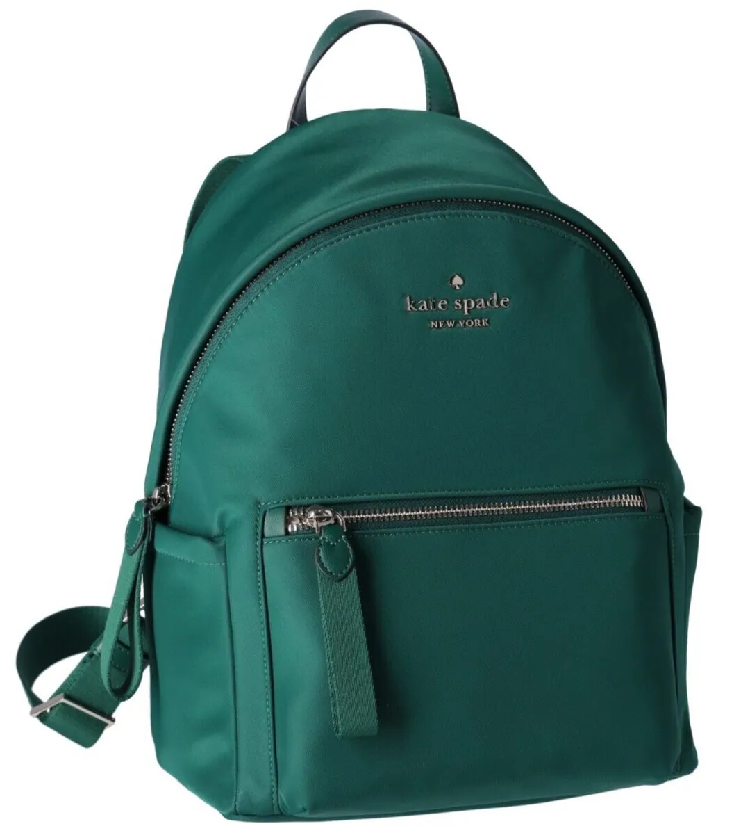 Kate Spade Chelsea Medium Backpack The Little Better Nylon Deep Jade Green sold by Gaby's Bags product image thumbnail 2