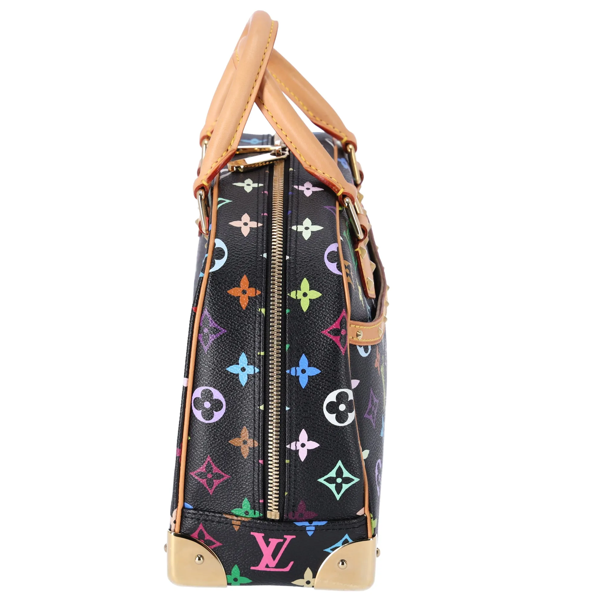 Louis Vuitton Monogram Multicolor Trouville Handbag Noir Black M92662 Bag sold by Gaby's Bags product image thumbnail 5