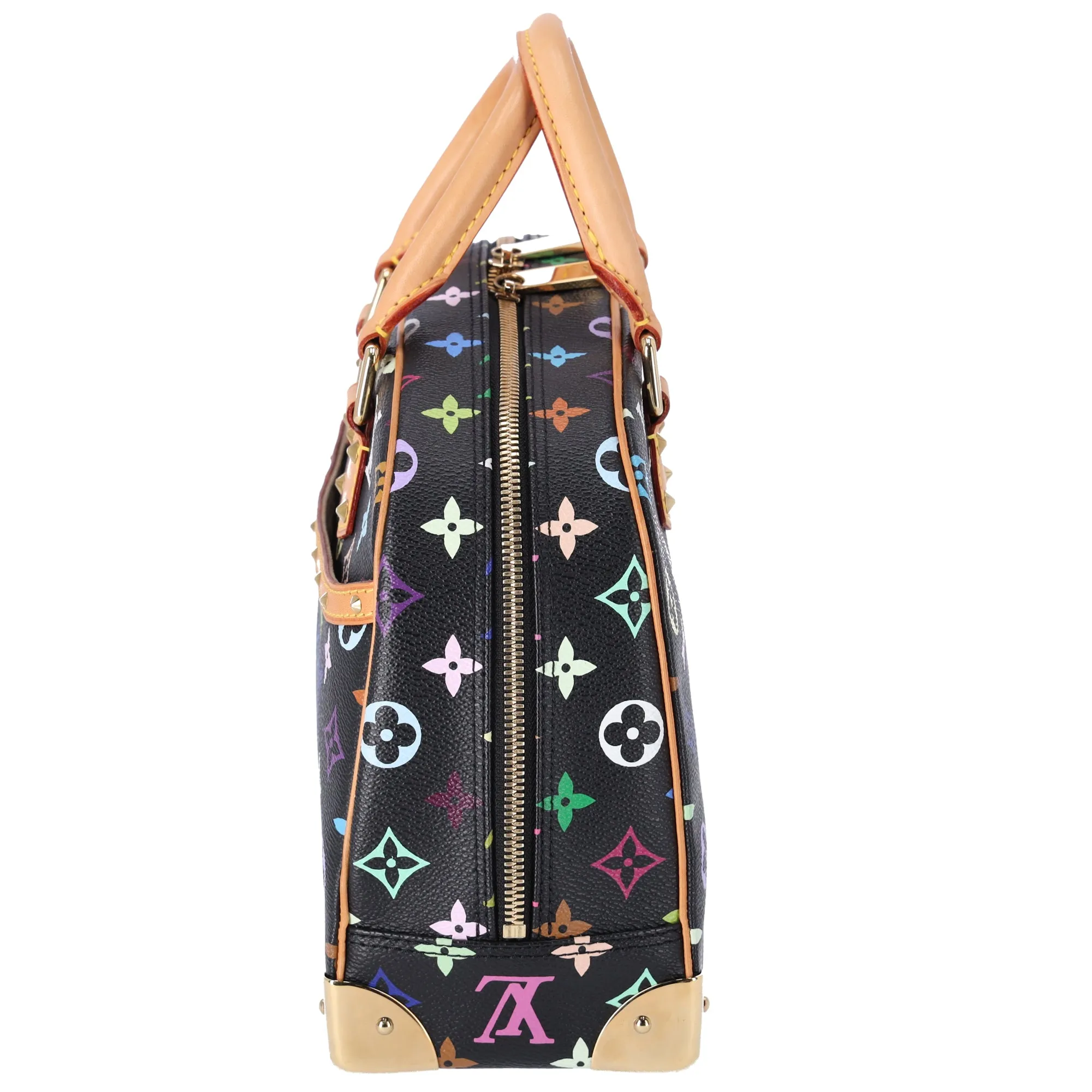 Louis Vuitton Monogram Multicolor Trouville Handbag Noir Black M92662 Bag sold by Gaby's Bags product image thumbnail 4