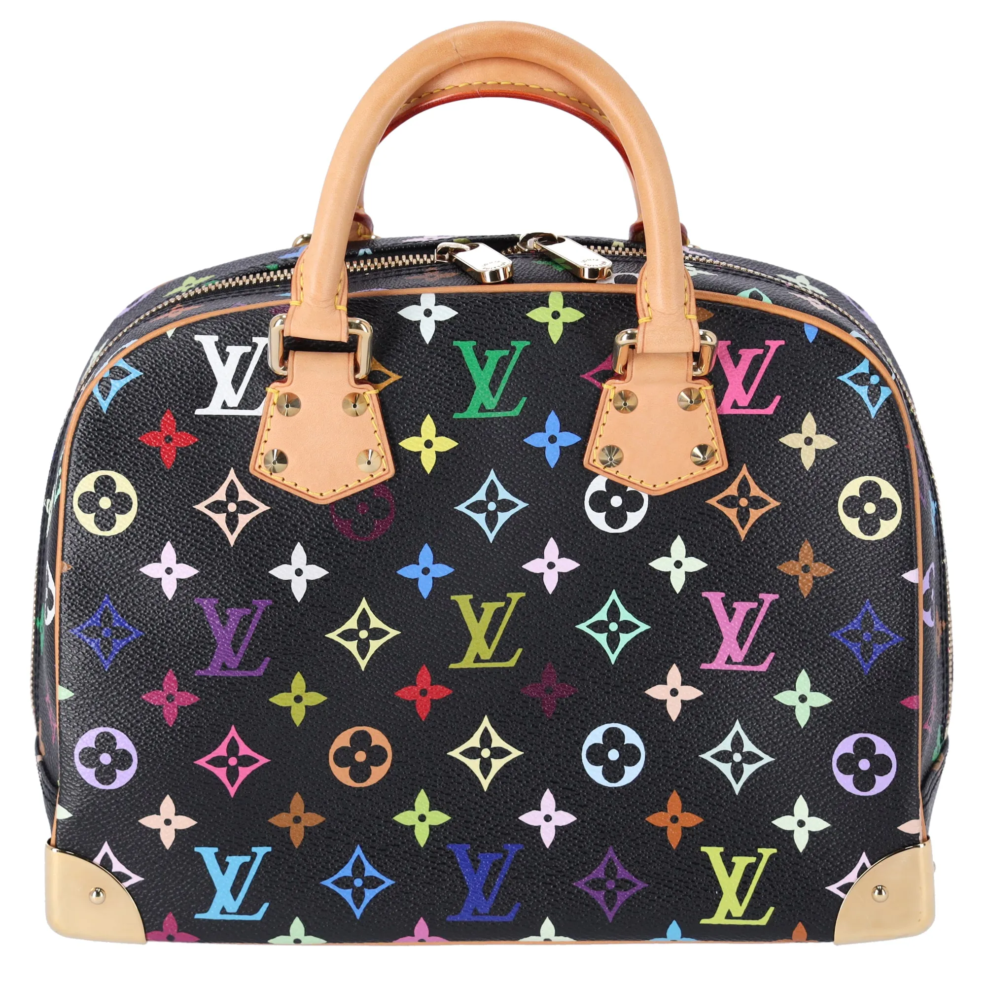 Louis Vuitton Monogram Multicolor Trouville Handbag Noir Black M92662 Bag sold by Gaby's Bags product image thumbnail 3