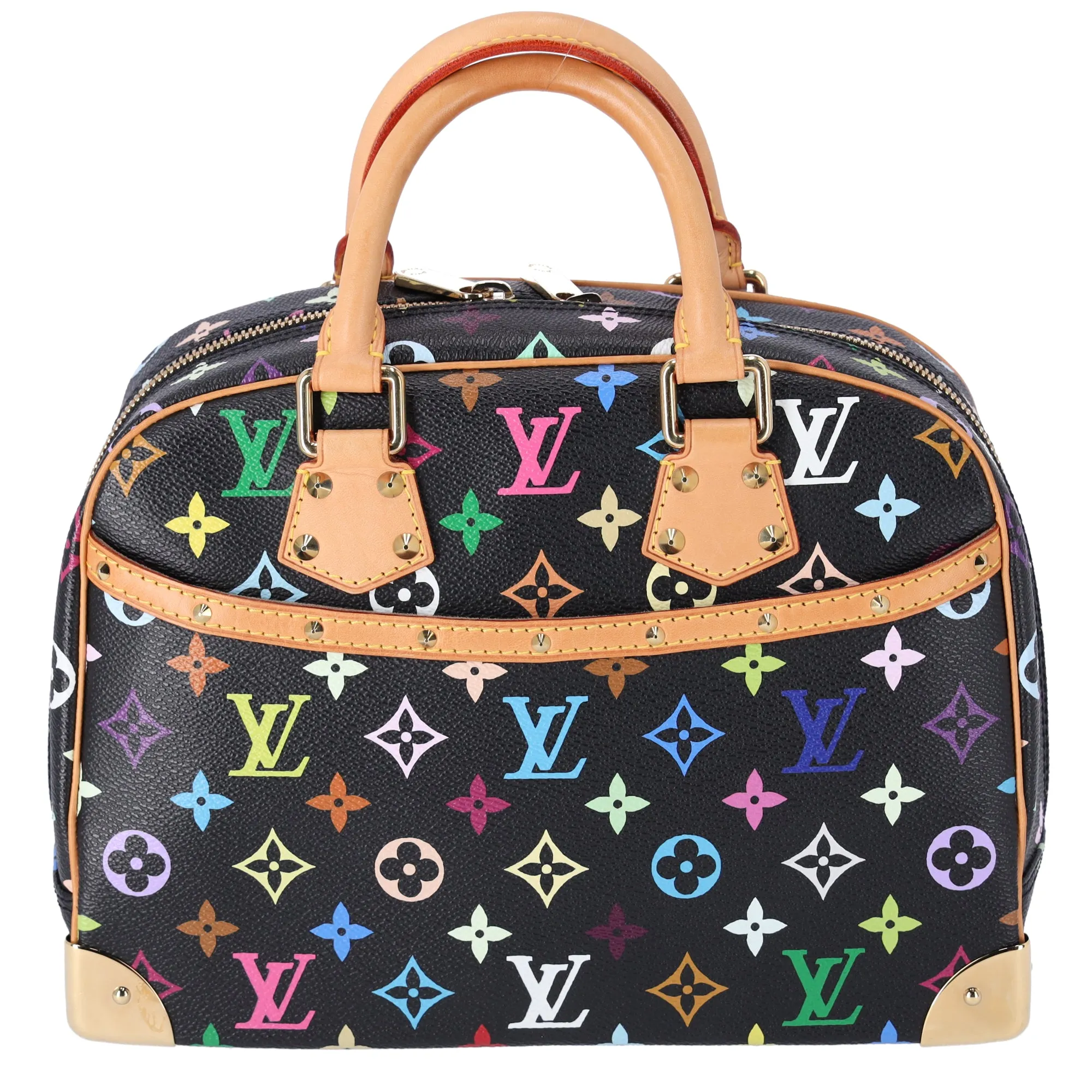 Louis Vuitton Monogram Multicolor Trouville Handbag Noir Black M92662 Bag sold by Gaby's Bags product image thumbnail 2