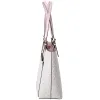 Michael Kors Jet Set Travel Medium Double Pocket Tote Vanilla MK Blush Pink sold by Gaby's Bags