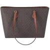 Michael Kors Sheila Large Non-Leather Vegan Multi Functional Tote Bag Brown sold by Gaby's Bags