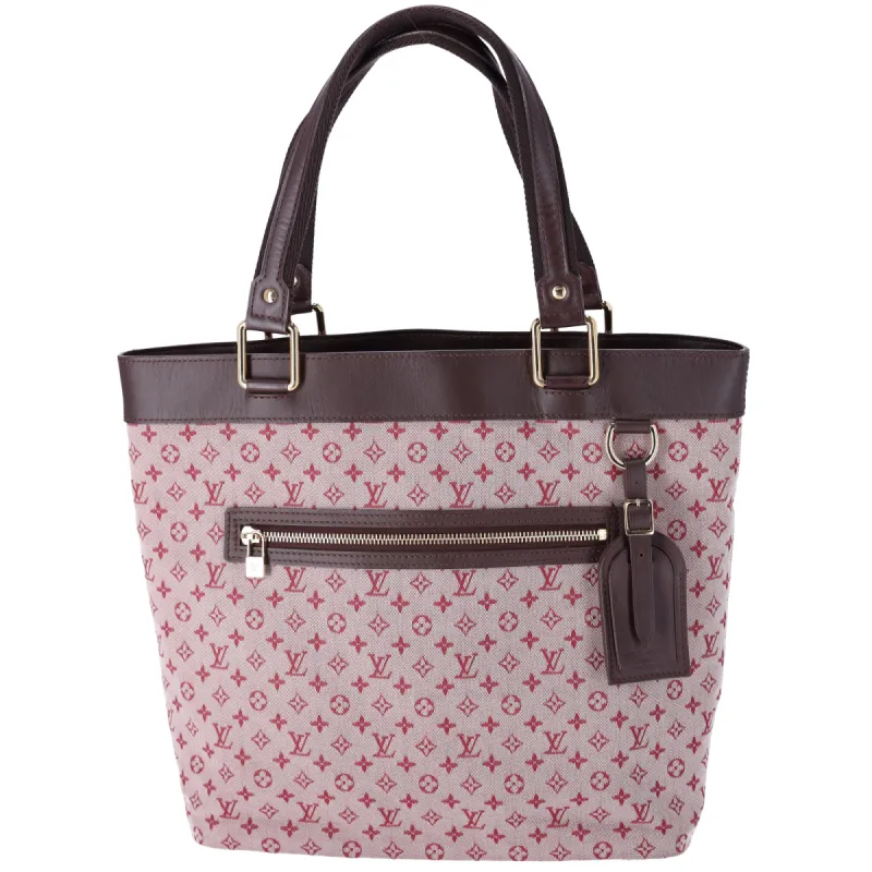 Louis Vuitton M92677 Lucille GM Top Zip Tote Bag Cerise Monogram Canvas sold by Gaby's Bags