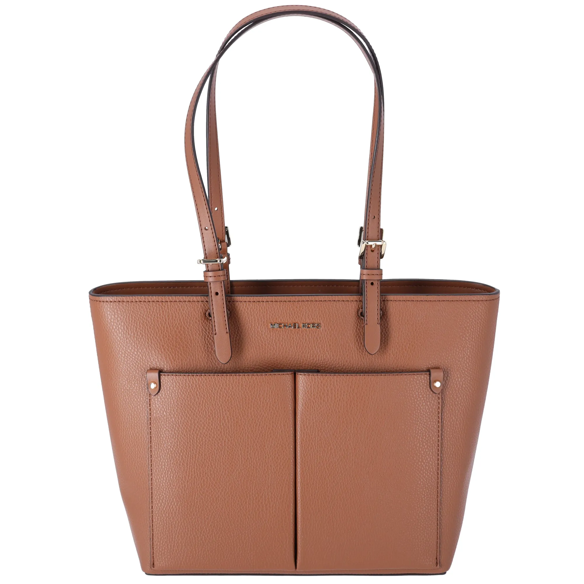 Michael Kors Jet Set Travel Medium Vegan Leather Double Pocket Tote Luggage sold by Gaby's Bags product image thumbnail 5
