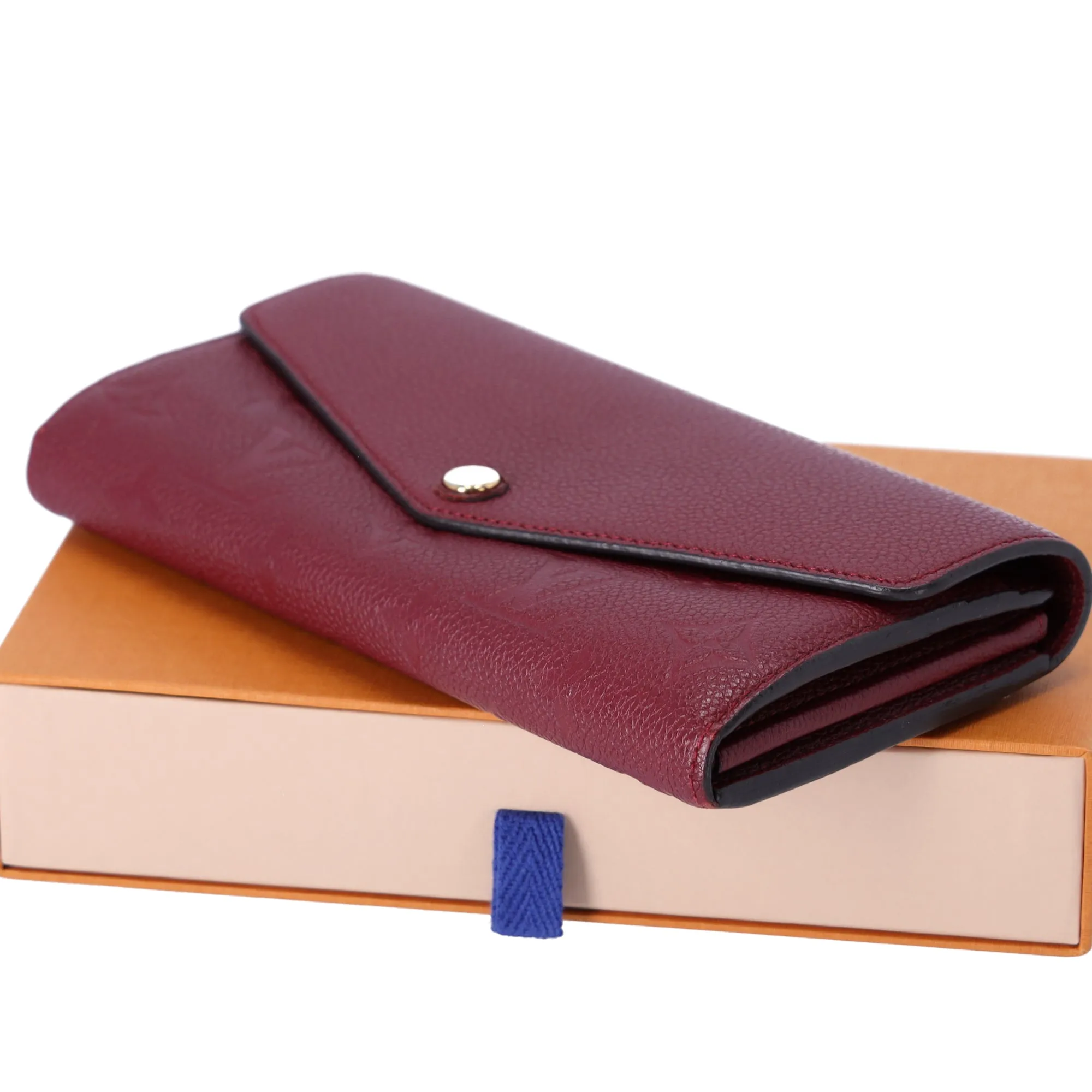 Louis Vuitton Portefeuille Sarah Monogram Empreinte Long Wallet M62213 Raisin sold by Gaby's Bags product image thumbnail 4