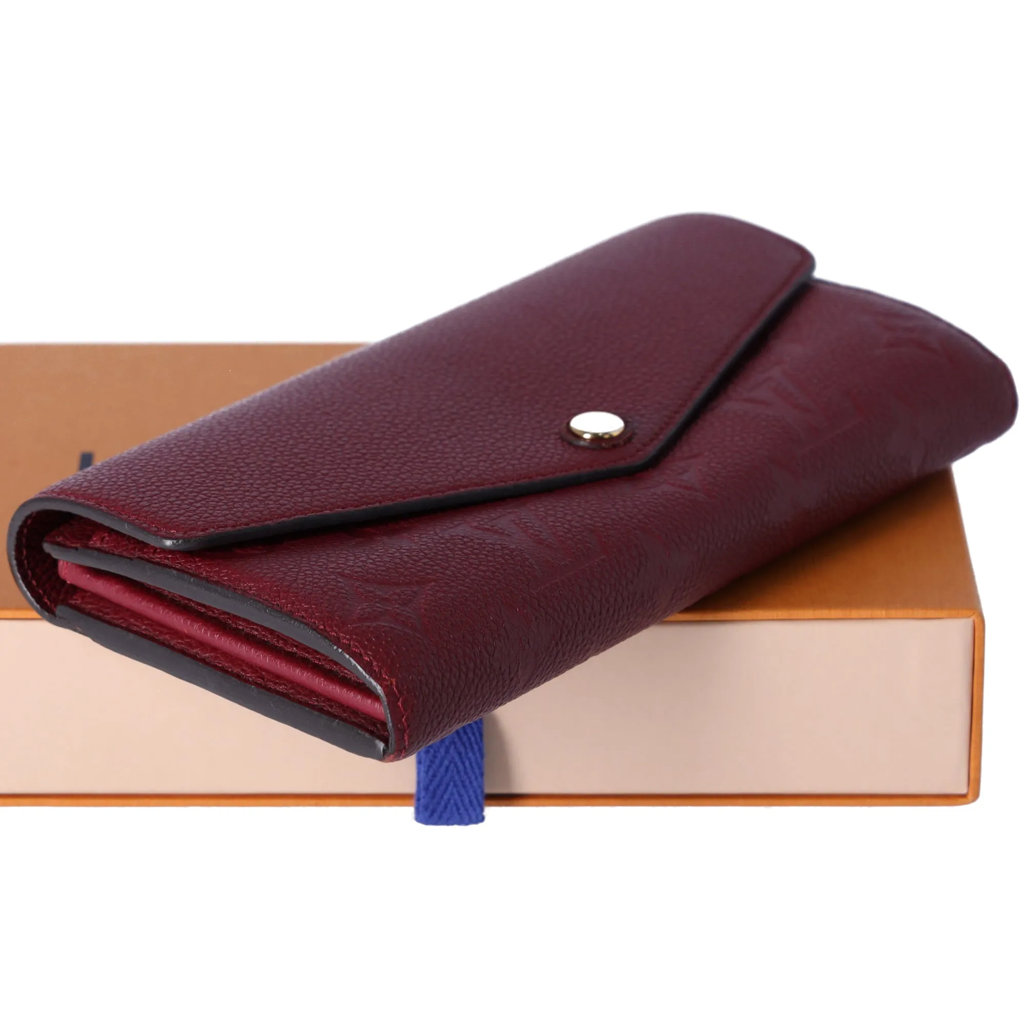 Louis Vuitton Portefeuille Sarah Monogram Empreinte Long Wallet M62213 Raisin sold by Gaby's Bags product image thumbnail 3