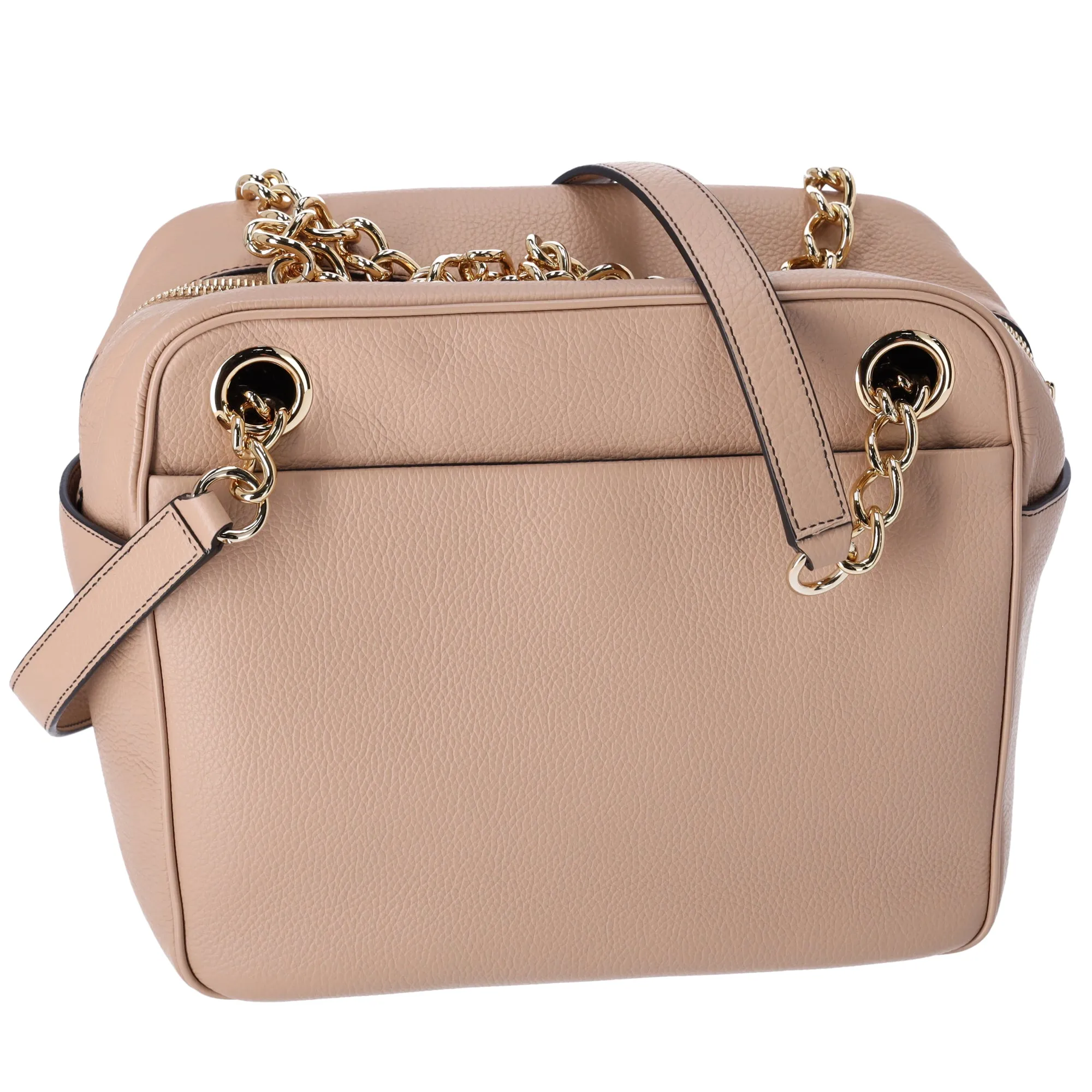 Salvatore Ferragamo Gancini Shoulder Bag 211412 Beige Leather sold by Gaby's Bags product image thumbnail 3