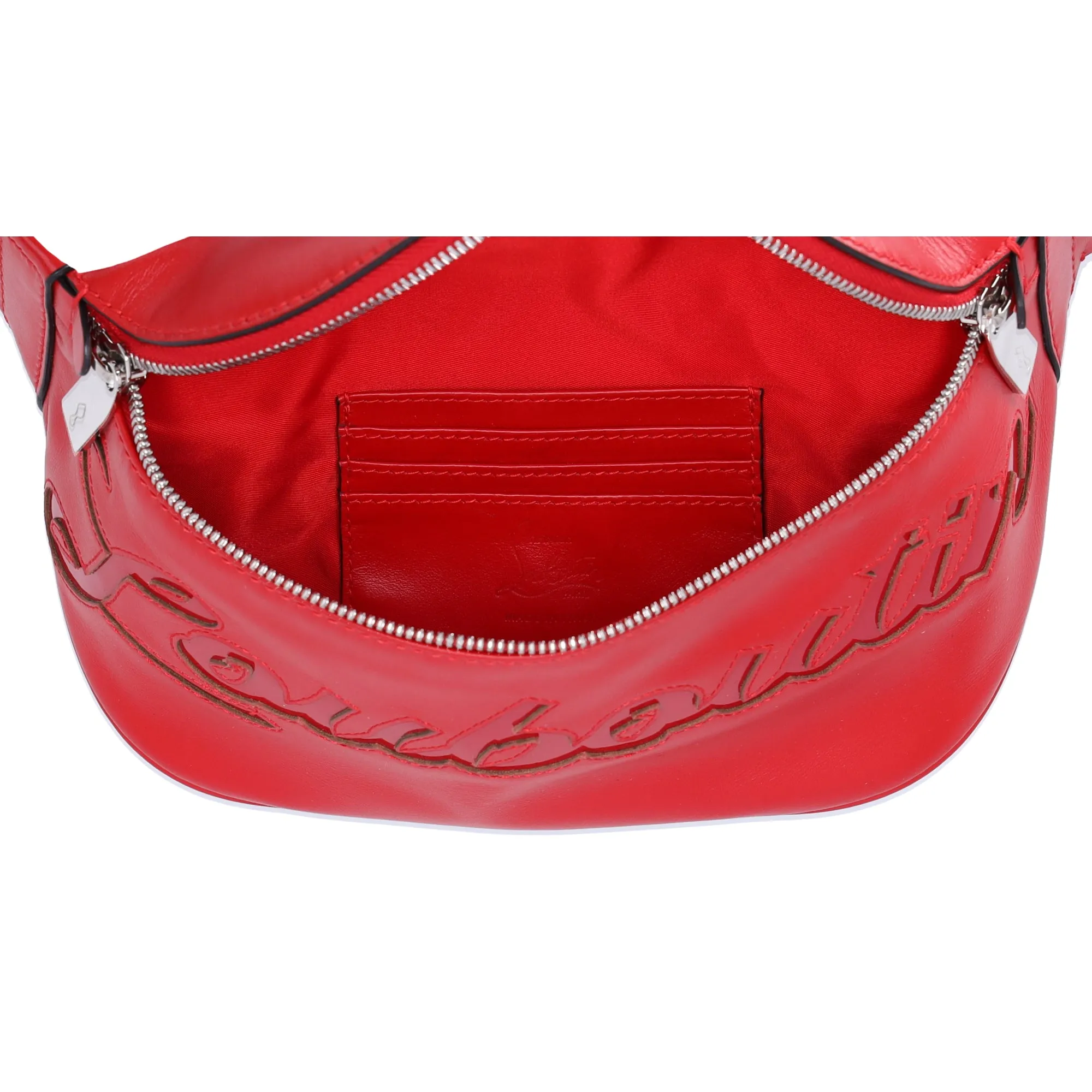 Christian Louboutin Mary Jane Belt Bag Bum Bag 3195254 Red Black Calf sold by Gaby's Bags product image thumbnail 5