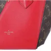 Louis Vuitton Monogram Kimono MM Brown Red Tote Bag Canvas Shoulder Bag M40459 sold by Gaby's Bags