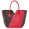 Louis Vuitton Monogram Kimono MM Brown Red Tote Bag Canvas Shoulder Bag M40459 sold by Gaby's Bags