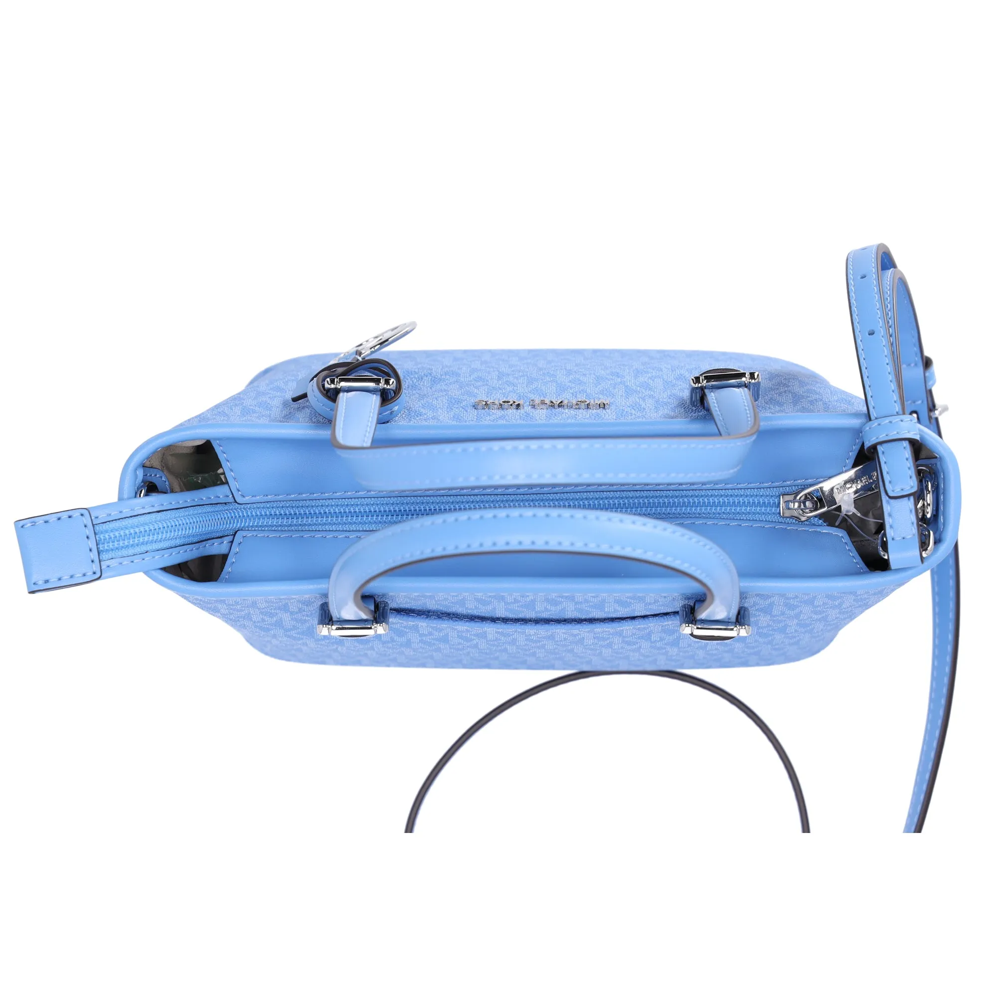 Michael Kors Jet Set XS Carryall Tote Crossbody South Pacific Blue MK Signature sold by Gaby's Bags product image thumbnail 4