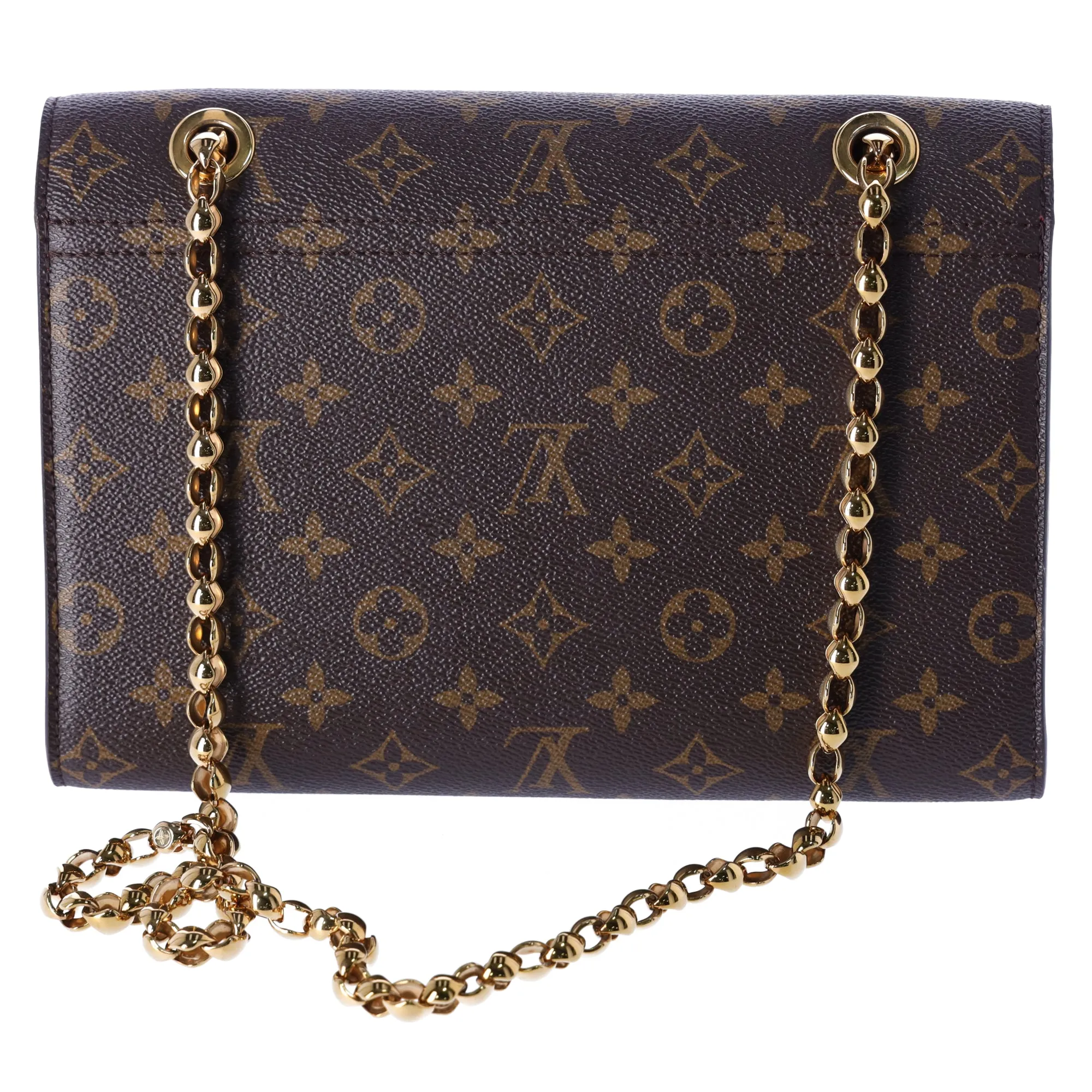 Louis Vuitton Victoire Chain Shoulder Bag Monogram Canvas M41732 Brown Raisin sold by Gaby's Bags product image thumbnail 3