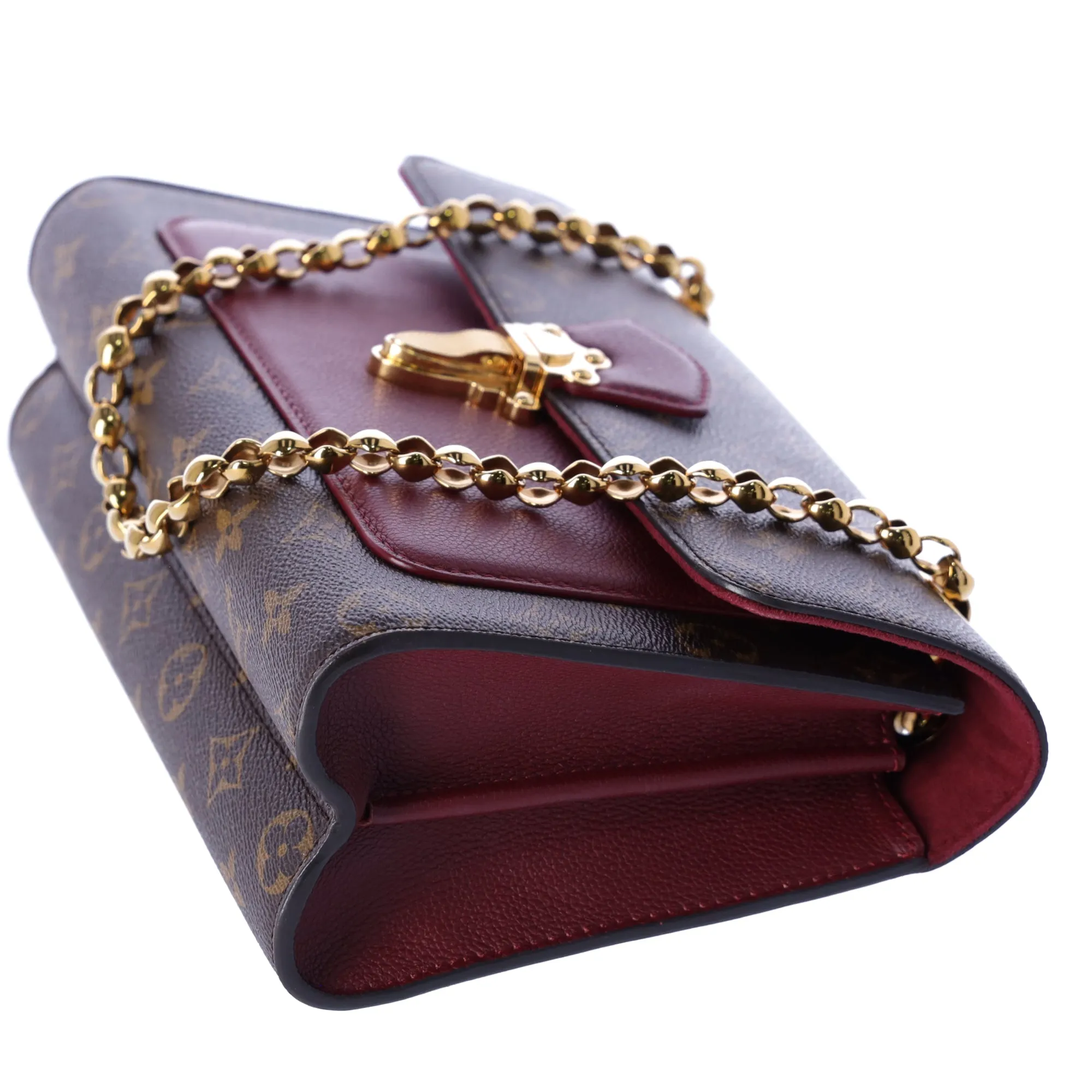 Louis Vuitton Victoire Chain Shoulder Bag Monogram Canvas M41732 Brown Raisin sold by Gaby's Bags product image thumbnail 5
