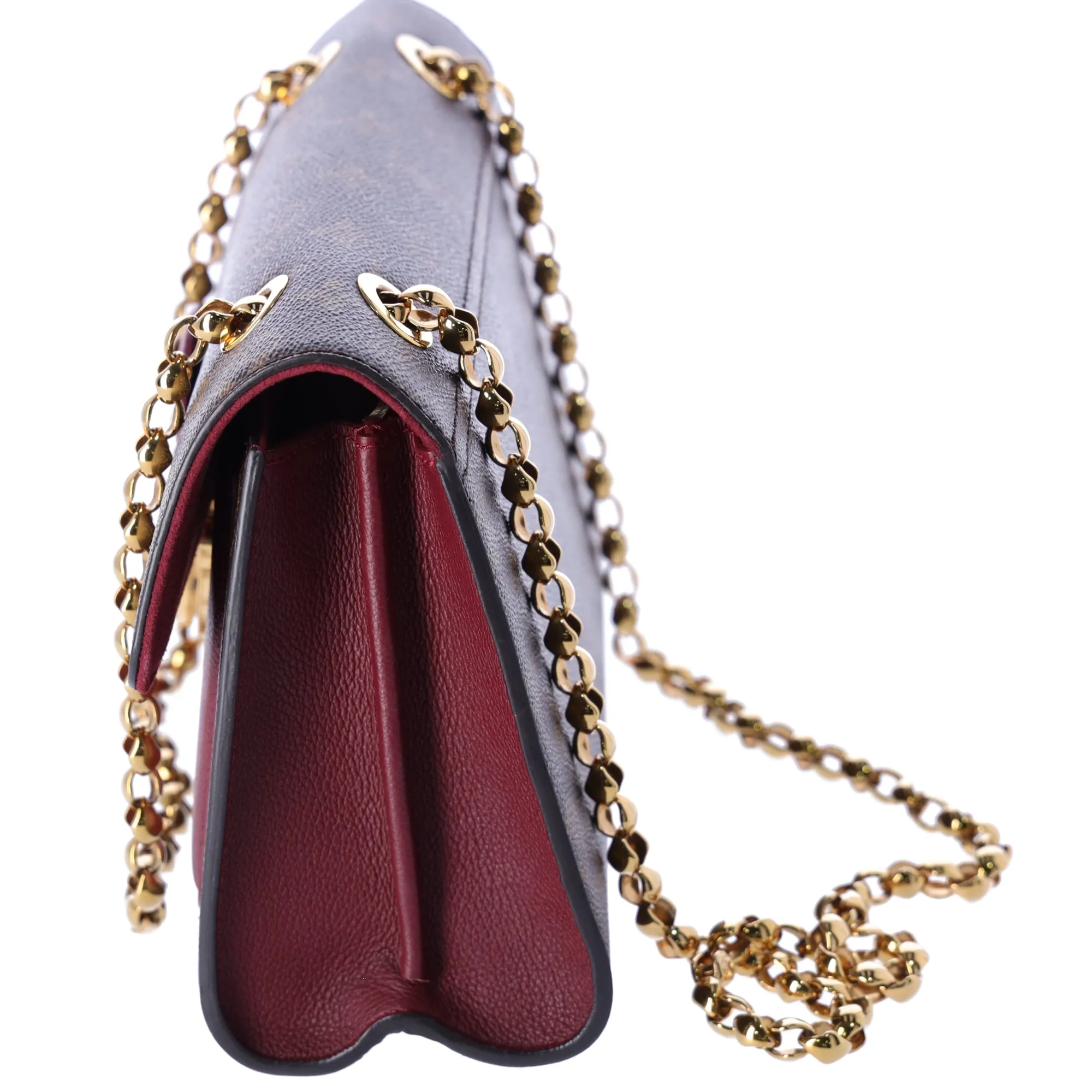 Louis Vuitton Victoire Chain Shoulder Bag Monogram Canvas M41732 Brown Raisin sold by Gaby's Bags product image thumbnail 2