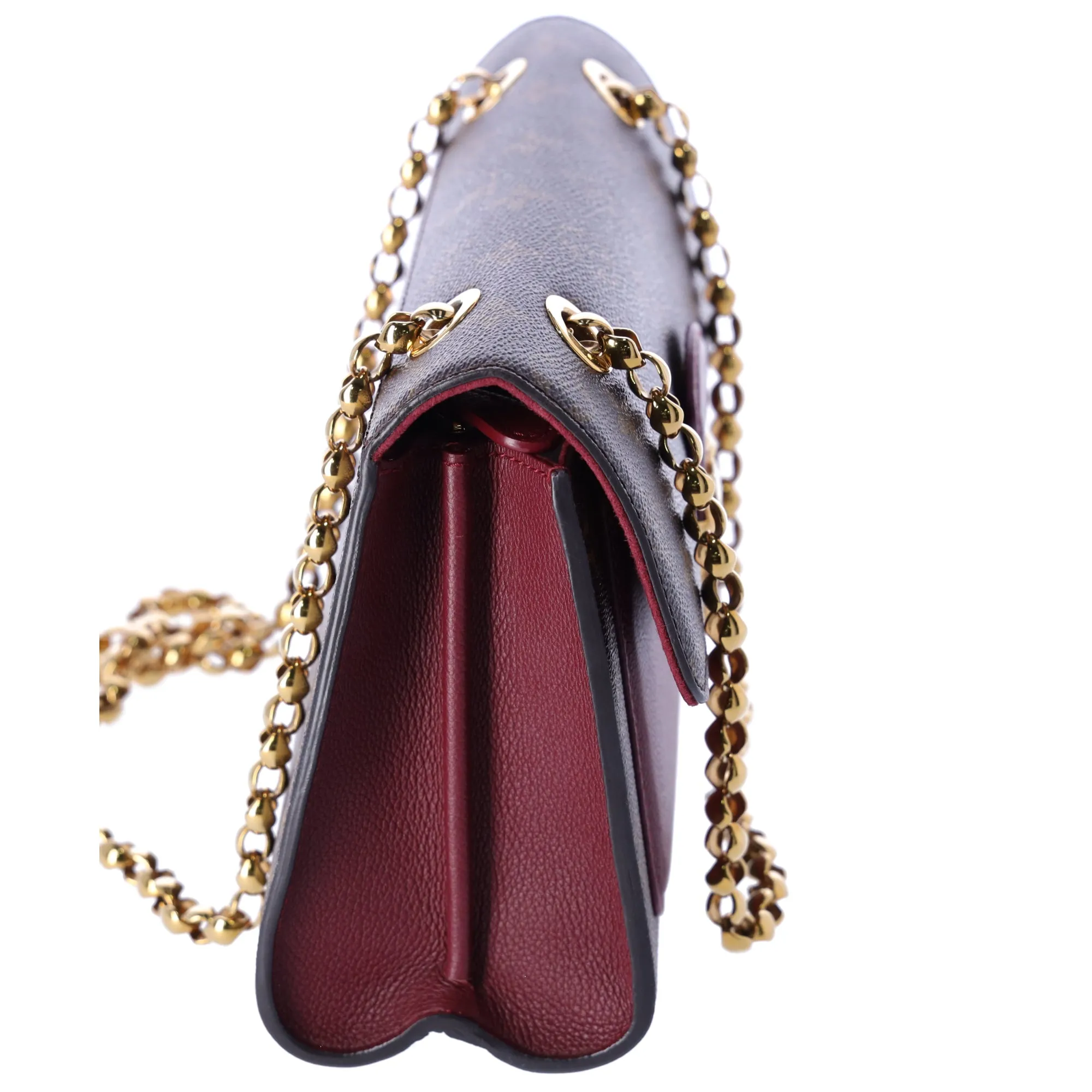 Louis Vuitton Victoire Chain Shoulder Bag Monogram Canvas M41732 Brown Raisin sold by Gaby's Bags product image thumbnail 4