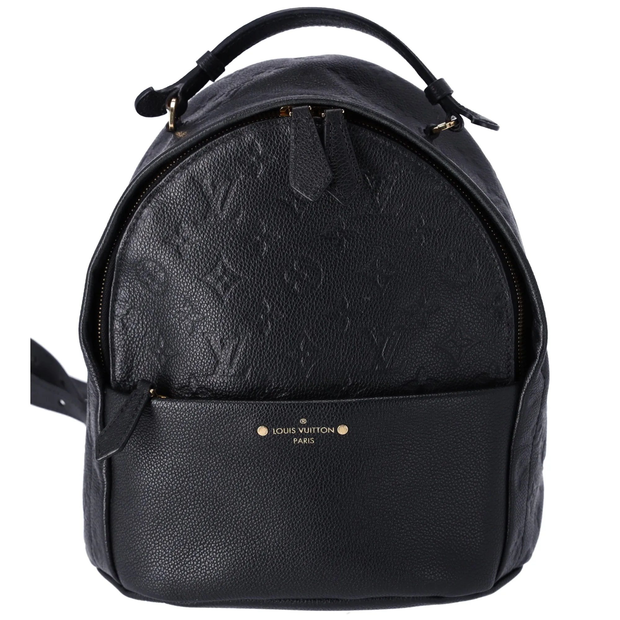 Louis Vuitton Sorbonne Monogram Empreinte Backpack M44016 Noir Black Leather sold by Gaby's Bags