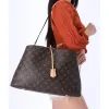 Louis Vuitton Montaigne GM Satchel Brown Monogram Top Handle Handbag M41067 sold by Gaby's Bags