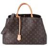 Louis Vuitton Montaigne GM Satchel Brown Monogram Top Handle Handbag M41067 sold by Gaby's Bags