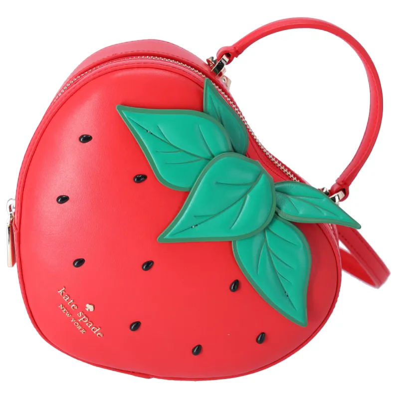 Kate Spade 3D Strawberry Crossbody Puffy Summer Berry Leather Bag Novelty sold by Gaby's Bags