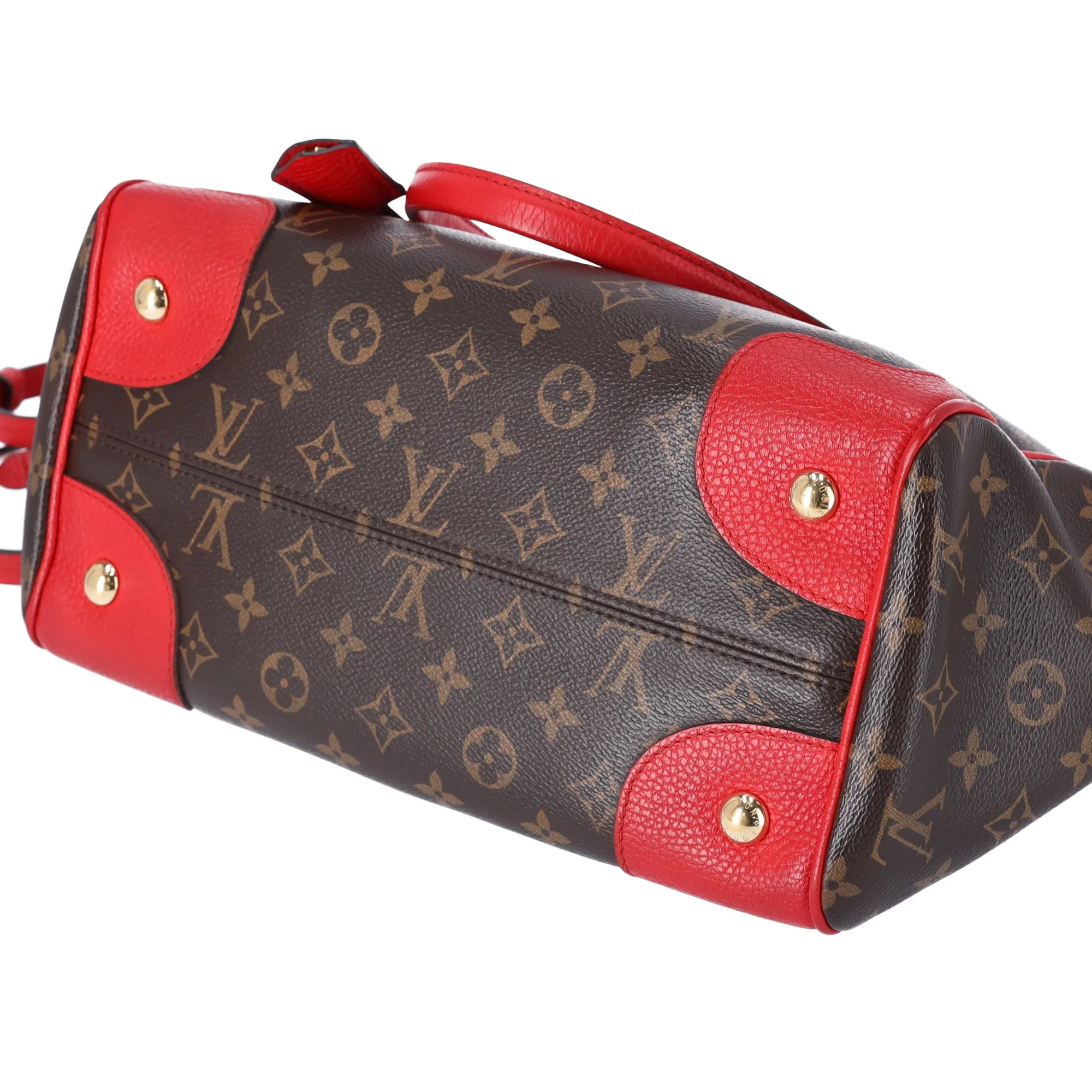 Louis Vuitton Estrela Monogram Handbag M51193 Coquelicot Brown Red Tote sold by Gaby's Bags product image thumbnail 4