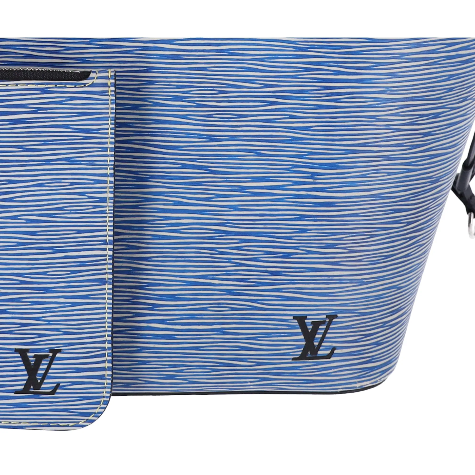 Louis Vuitton Neverfull MM Epi Leather Denim Blue Tote Bag M51053 sold by Gaby's Bags product image thumbnail 4