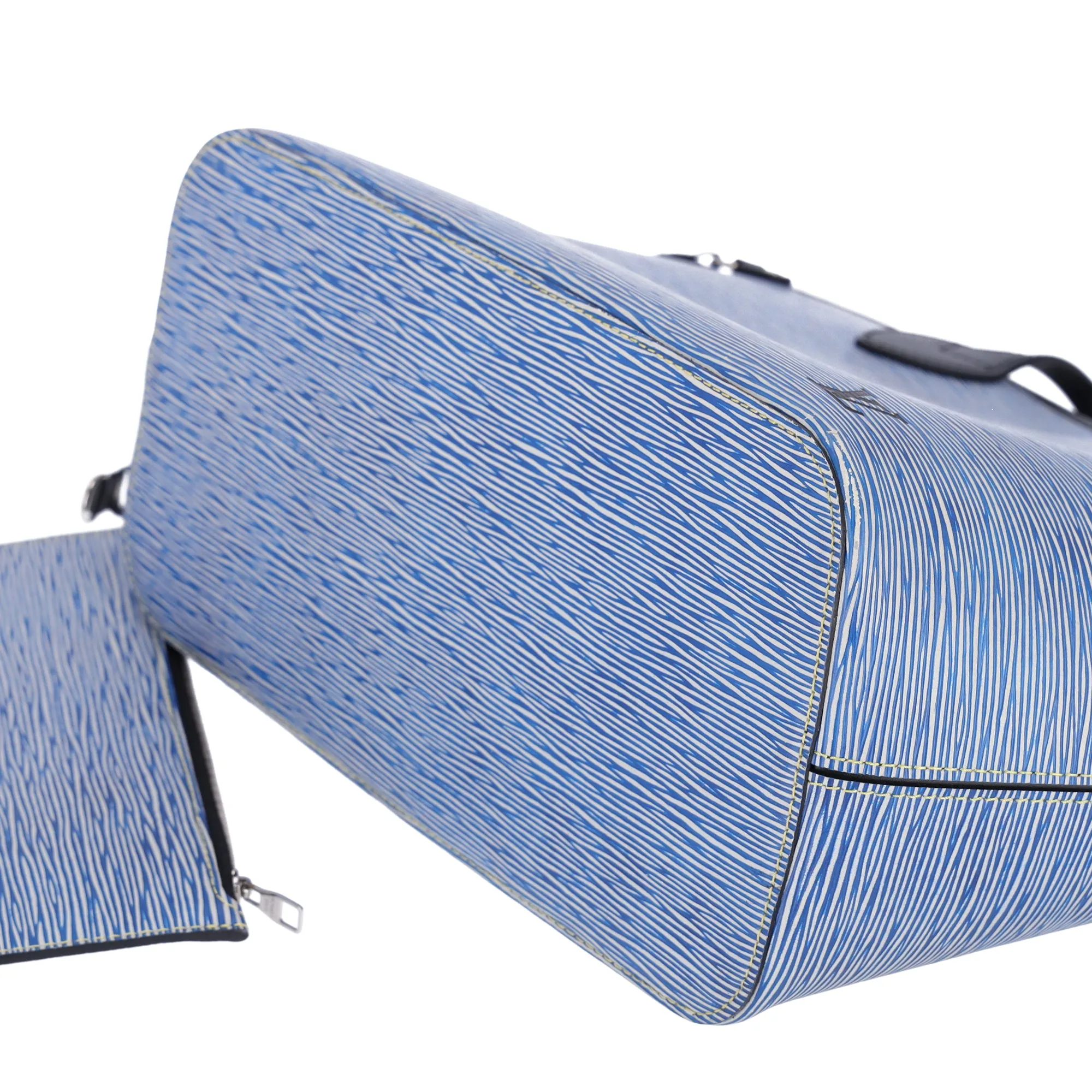 Louis Vuitton Neverfull MM Epi Leather Denim Blue Tote Bag M51053 sold by Gaby's Bags product image thumbnail 2