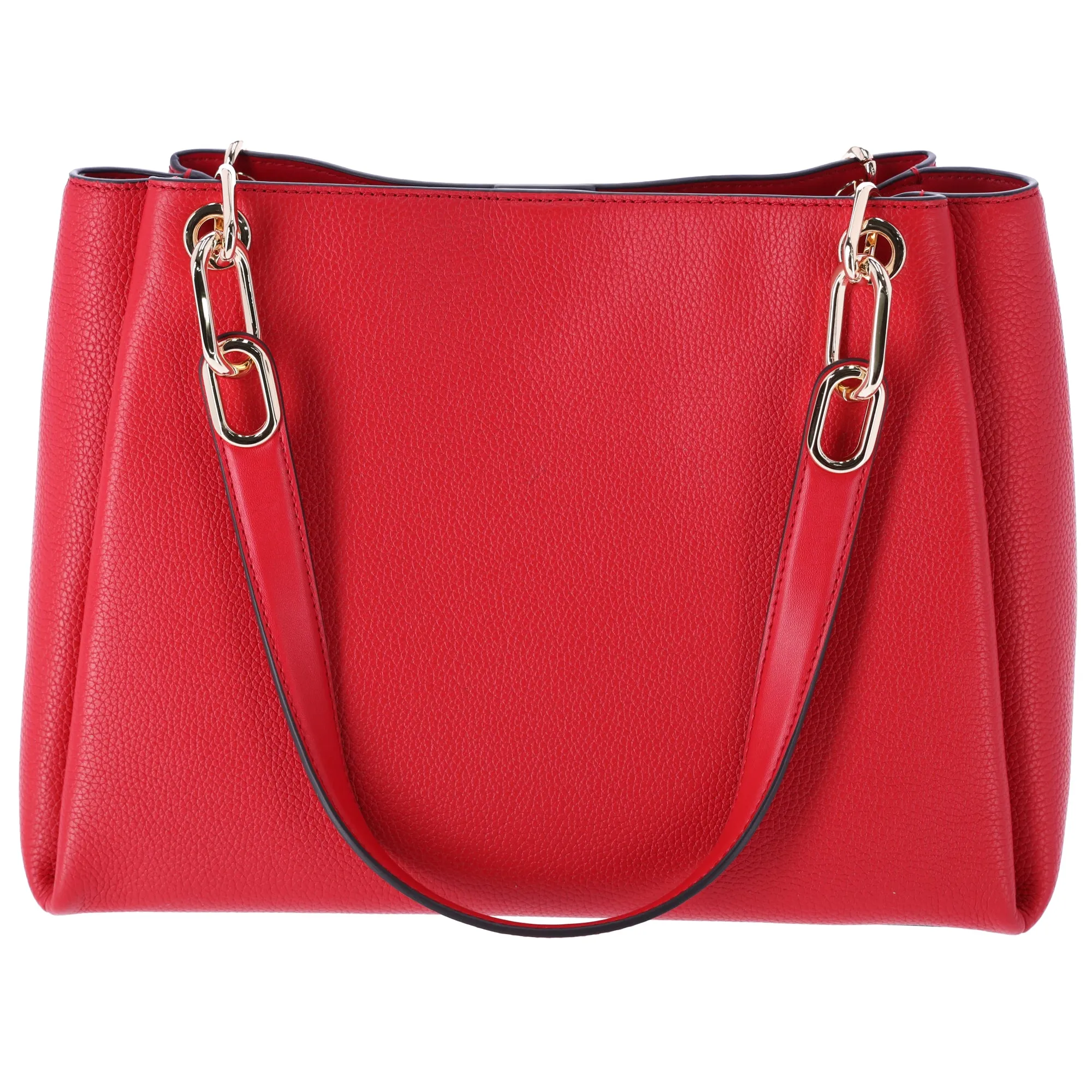 Michael Kors Trisha Large Triple Gusset Compartment Shoulder Tote Bright Red sold by Gaby's Bags product image thumbnail 3